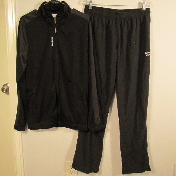 Reebok Pants - Reebok Black Track Pants & Jacket Outfit